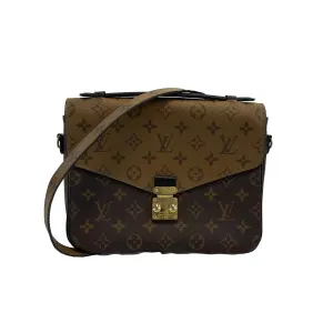 Louis Vuitton 2019 Monogram Reverse Pochette Metis - Brown Crossbody
